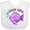 AA-White, variant on Inktastic Cutest Catch Cute Purple Fish Boys or Girls Baby Bib