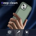thumbnail image 5 of Rugged Case for iPhone 14 Plus, Heavy Duty Double Layer Toughness Protection Phone Cover Military Grade Shockproof Drop Resistant Frosted Matte Durable Case for iPhone 14 Plus, Gray+green, 5 of 8