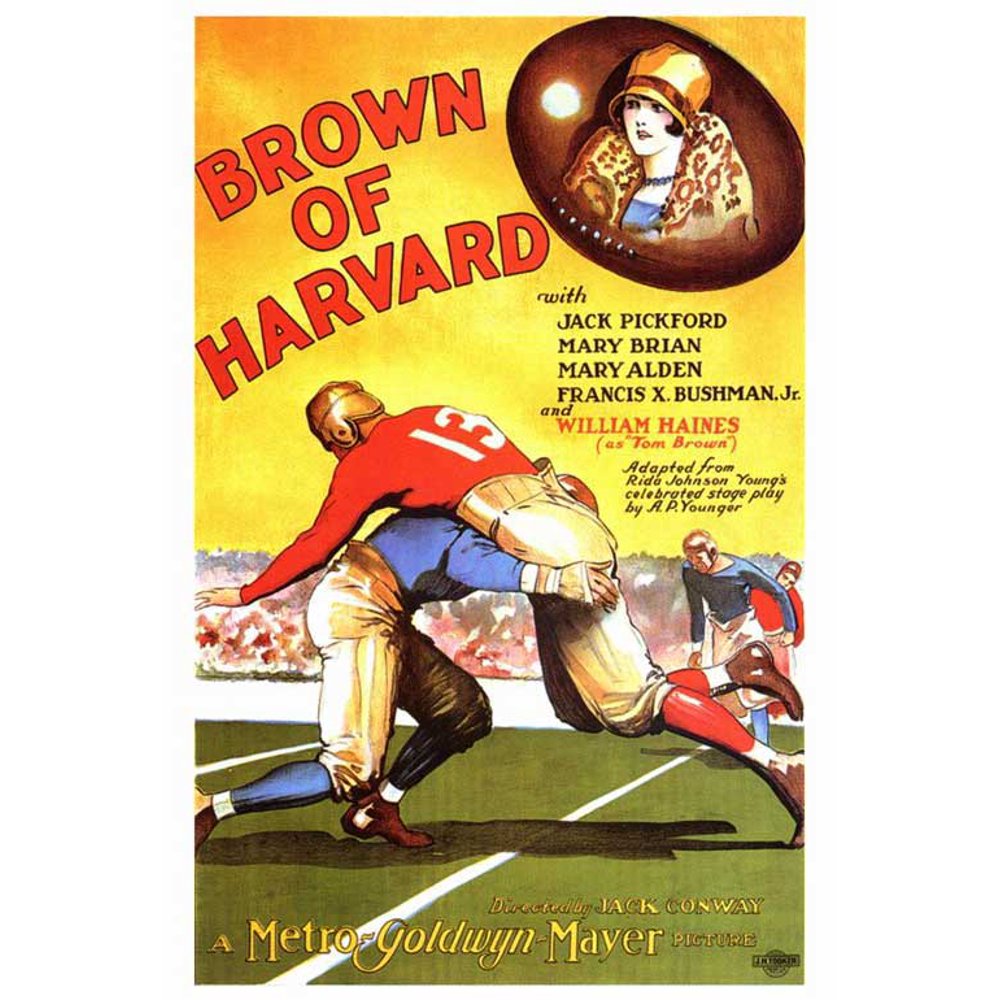 Brown of Harvard movie POSTER (Style A) (27" x 40") (1926) Walmart