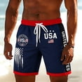 thumbnail image 2 of Letdown American Flag Print Cargo Shorts for Men Patriotic 1776-2026 Summer Shorts Casual Multi-Pocket Short Pants Comfy Outdoor Sports Stylish Bottoms Independence Day Father's Day, 2 of 5