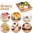 thumbnail image 7 of 50 Pack Small Charcuterie Boxes with Clear Lids, 4 Inches Paper Bakery Boxes Dessert Boxes Disposable To Go Food Containers for Cookie, Cake Slice, Mini Cake, Chocolate Strawberry (Brown), 7 of 7