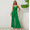 Green, variant on Summer Women's Sexy V-Neck Halter High Wide Leg Jumpsuit Sleeveless Spaghetti Straps High Waist Loose Long Romper Pants
