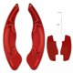 thumbnail image 1 of Lot de 2 palettes de changement de vitesse en alliage d'aluminium rouge pour volant Spirior 2015-2019, 1 of 4