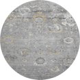 thumbnail image 2 of Addison Rugs Mayfield Premium Machine Washable Traditional Formal Gray Round Rug, 8' x 8', 2 of 5