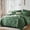 Dark Green, variant on Davulos Comforter Set Twin Size 5 Pieces ,Bed in a Bag All Season Bedding Comforter Sets,Black