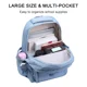 thumbnail image 3 of Mochila Escolar Viaje Bolsa Backpack Para Laptop Hombres Mujer Negro 30l, 3 of 8