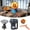 with Adapter, variant on Mini Portable Outdoor Heater, Compact Camping Heater for Tent & Ice Fishing, Uses Butane Propane Mix Fuel, with Foldable Tripod Base