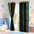 thumbnail image 3 of Erosebridal Vintage Cheetah Print Blackout Curtains,Classic Leopard Window Curtains Pack of 2 (38x45 Each), 3 of 6