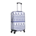thumbnail image 3 of Daiia Abstract Gondola Snowflake Luggage Cover, Thickened Washable Travel Luggage Covers, Elastic Unique Baggage Covers for 18-20 inch Luggage-Small, 3 of 9