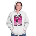 thumbnail image 3 of Bun Hair Don't Care Olive Oyl Popeye Zip Hoodie Sweatshirt Women Brisco Brands M, 3 of 6
