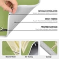thumbnail image 6 of Yayeee Dish Drying Mat for Kitchen Counter 18" x 24" Microfiber Super Absorbent Coffee Decorative Pad, Martini with Olive, 6 of 9