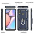 thumbnail image 2 of LeYi for Samsung Galaxy A10S Case [Military Grade Drop] Heavy Duty Silicone Rugged Shockproof Protective Cover for Samsung A10S Phone Case with Ring Kickstand Hard(Not Fit A10), Blue, 2 of 9