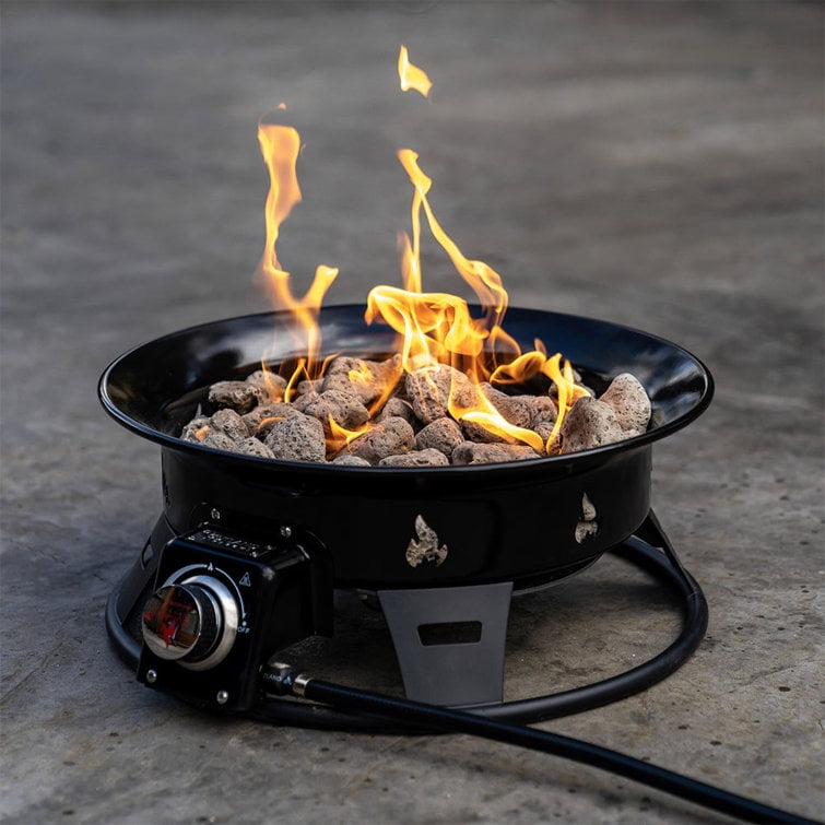 Outland Living 895 Kootaney Portable Propane Fire Pit w/ Cover u0026 Carry Kit  - Walmart.com