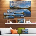 thumbnail image 3 of Clear Lake with Pine Trees Panorama - Extra Large Landscape Canvas Art Print, 3 of 4