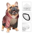 thumbnail image 3 of Fotbe Haired White Horse Sudadera con Estampado para Perros Pequeños – Suéter con Capucha para Mascotas, Tela Suave de Forro Polar con Bolsillo-Medium, 3 of 7