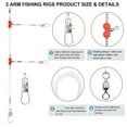 thumbnail image 4 of Fishing Wire Leader Line Fishing Leaders Saltwater Fishing Tackle Fishing Rigs, 4 of 8