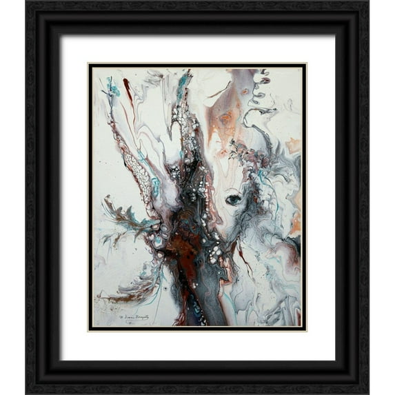 Bonaparte, Diane 26x31 Black Ornate Wood Framed with Double Matting Museum Art Print Titled - Intrigue