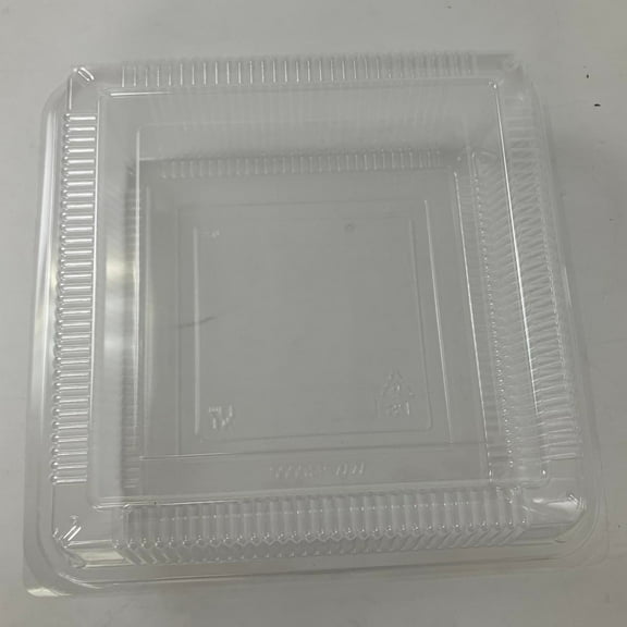 8" PS Hinged Clear Container -1 Compartment (200 count)