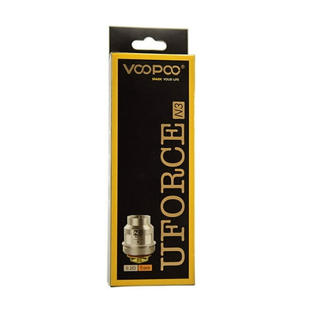 Voodoo Coil - VOOPOO UFORCE Coils - N3 Triple Mesh Coils (0.2ohm) rated for 65-100W