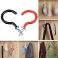 thumbnail image 5 of 15PCs Ceiling Hooks, Black Screw-in Hooks for Hanging Plants, Mugs, Kitchen Utensils, Wind Chimes, Vinyl Rubber Coated Screw Hanger, 5 of 5