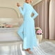 thumbnail image 4 of Pincandy Women's Solid Color Pajama Set - Crew Neck Long Sleeve Top & Pants, Casual & Comfortable for Homewear, 4 of 4