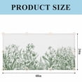 thumbnail image 3 of Wildflower Leaf Fluorescent Light Covers, Green Floral Botanical White Watercolor Magnetic Light Covers for Ceiling Lights, Fluorescent Ceiling Shade Filters for Classroom Bedroom Office 4x2Ft x 4PCS, 3 of 8
