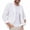 White, variant on gbyLJF Men's Casual One Button Linen Suit Jackets Solid Color Slim Fit Sport Coat with Pockets Lightweight Business Blazer