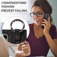 thumbnail image 4 of Allytech Wallet Case for Samsung Galaxy S22 Ultra, [Card Slot] [Ring Buckle] [Adjustable Wristband with Snap Buckles] Premium PU Leather Kickstand Shockproof Case Cover for Women Men - Black, 4 of 10