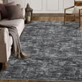 thumbnail image 2 of Shininglove Washable Area Rugs 6' x 9' Modern Abstract Plain Texture Living Room Carpet, Contemporary Non-Slip Accent Floor Mat for Bedroom Dining Room(Dark Grey), 2 of 8
