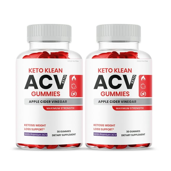 Keto Klean ACV Gummies, Official Keto Klean Maximum Strength, Dietary Supplement (2 Pack)