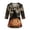 21# Saffron, variant on 2026 Halloween Shirts for Women 3/4 Sleeve Witch Graphic Tees Vintage Festival Tops Black Bat Crew Neck Sweatshirts Funny Gifts Saffron M