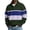 Green, variant on Horkkom Men Pullover Sweatshirt Fall Outfits Striped Sweatshirt Trendy Casual Sweatshirt M