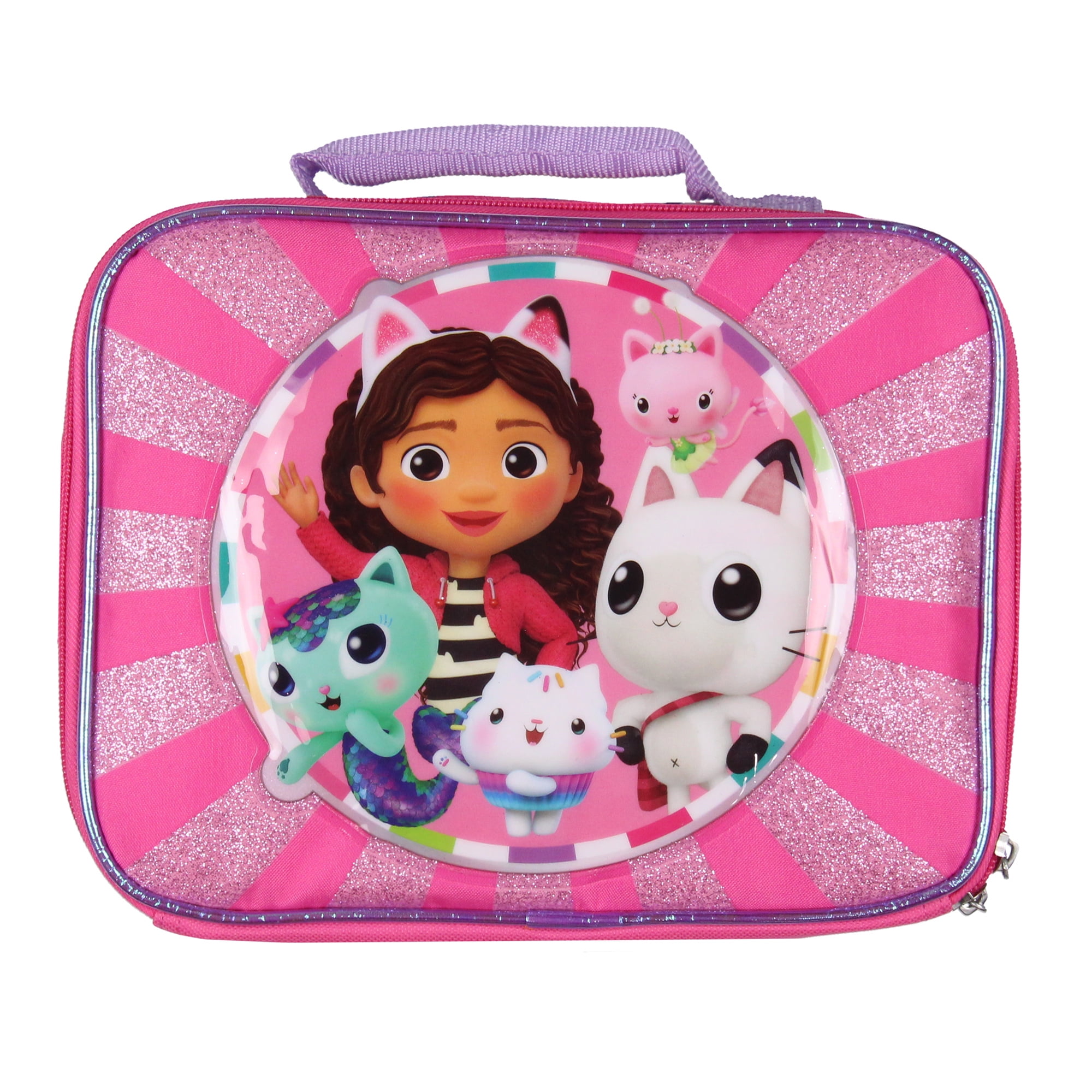 Gabby's Dollhouse Kids Lunch Box Pandy Paws and Kitty Friends Insulated