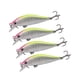 thumbnail image 5 of 4 señuelos de pesca, cebos crankbait, señuelos de natación realistas con anzuelo triple. Amarillo, 5 of 9