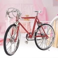 thumbnail image 3 of 1:10 Mini Dollhouse Bicycle Alloy Miniature Simulated Bike Vehicle Model Toy AccessoryRed, 3 of 4
