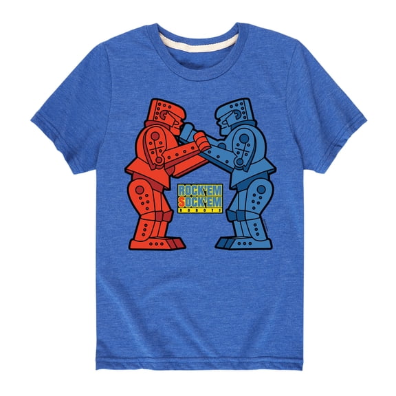 Rock 'Em Sock 'Em Robots - Rock Em Robots - Toddler And Youth Short Sleeve Graphic T-Shirt