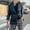 Black, variant on Women Barn Jacket Plus Size Leather Brown Peacoat Jacket Fashion Winter Clothing for Women L