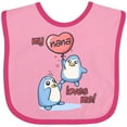 thumbnail image 3 of Inktastic My Nana Loves Me Boys or Girls Baby Bib, 3 of 4