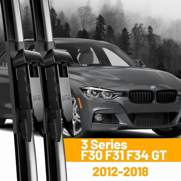 For BMW 3 Series F30 F31 F34 Front Wiper Blades 2012-2018 2013 2014 2015 2016 Windscreen Windshield Window Accessories 24" 19"