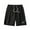 Black Pants for Men, variant on HAPIMO Men's Summer Classic Loose Beach Shorts Solid Color Holiday Elastic Waist Drawstring Dungarees Trendy Trousers Casual Relaxed Stretch Sports Athletic Black L
