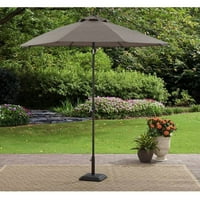 Mainstays Bristol Springs 8' Sling Umbrella, Grey