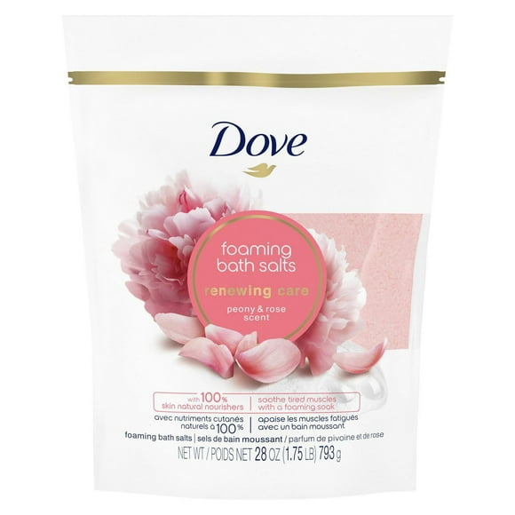 Dove Peony & Rose scent Foaming Bath Salt