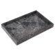 thumbnail image 1 of Bandeja de tocador HESHIBI de mármol natural, 30 x 20 x 3 cm, color negro, 1 of 5
