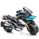 thumbnail image 1 of 701108 Technology Assembled Cool Motorcycle Model with Base Children's Toy Boy Gift, 1 of 2