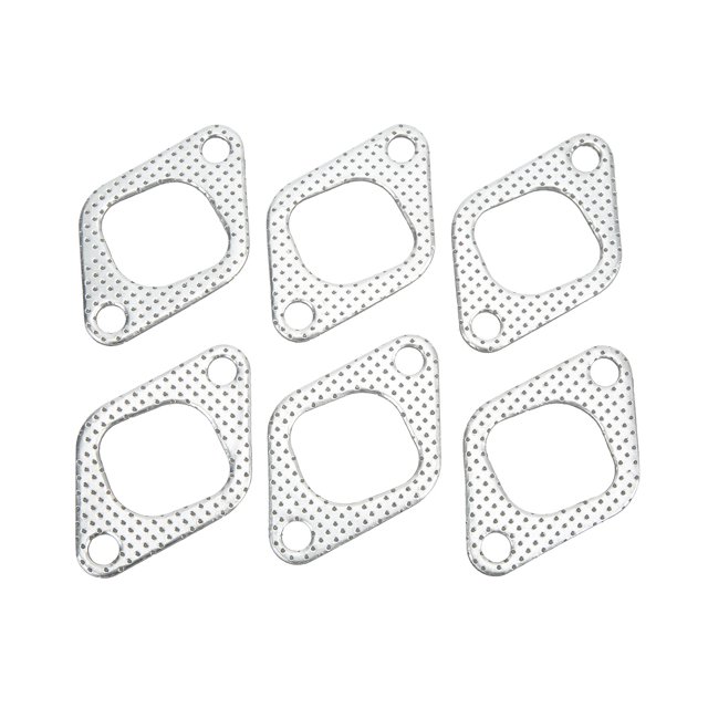 Exhaust Pipe Gaskets,6Pcs/Set Exhaust Manifold Gasket Exhaust Manifold Gaskets Replacement Exhaust Gaskets Extended Durability