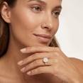 thumbnail image 4 of Rosec Jewels IGI Certified Lab Grown Diamond Engagement Ring 3 Carat - IGI Certified - E-VS1 Quality - with Jewelry Box, 18K Yellow Gold, US 9.00, 4 of 7