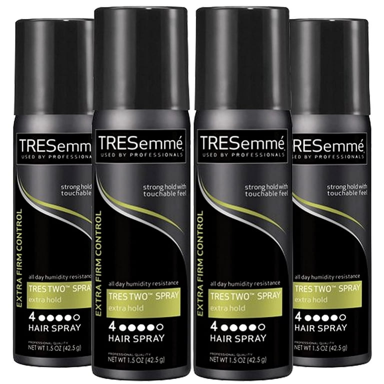 Tresemmé Tres Two Spray Extra Hold Hairspray, Extra-Firm Control, Strong  Hold With Touchable Feel, Humidity Resistant, All Day Frizz Control, Pack  Of