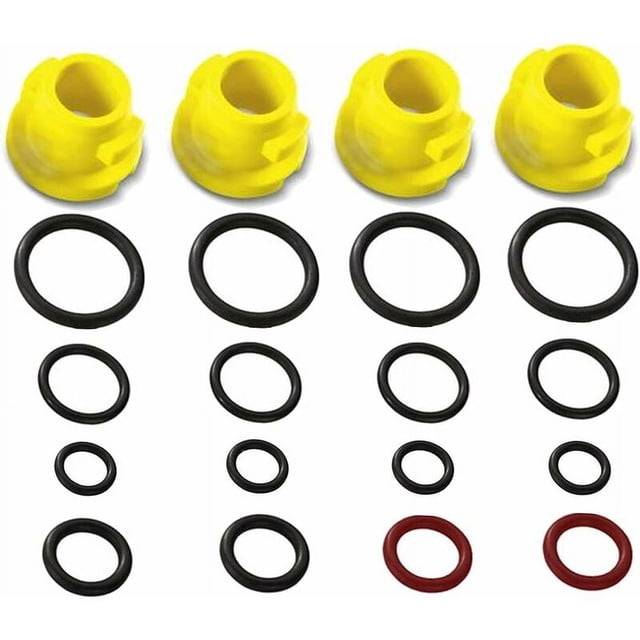 Kit de junta tórica de repuesto para accesorios de hidrolavadora Karcher, boquilla de aire y kit de junta tórica para hidrolavadora Karcher compatibles, K1-K7/T250/T-Racer