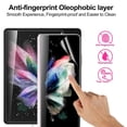 thumbnail image 3 of [2 Sets] Dteck Galaxy Z Fold4 5G Screen Protector,Front/Back Flexible Film Transparent Soft Hydrogel Screen Protector (Not Glass) Full Coverage Anti-Scratch for Samsung Galaxy Z Fold4, 3 of 7