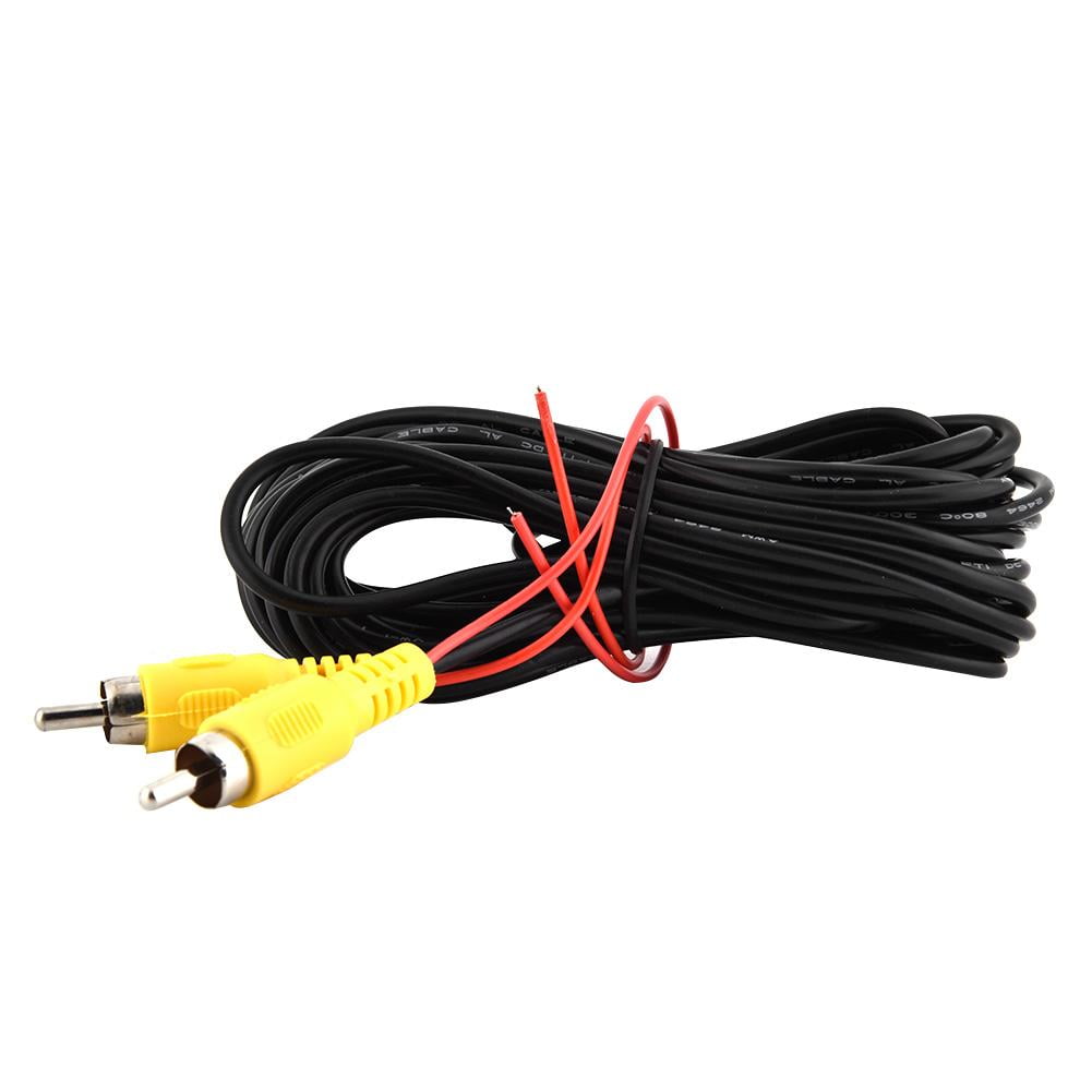 6m Reverse Rear View Parking Camera Video Rca Male Extension Cable Car Wire CORD